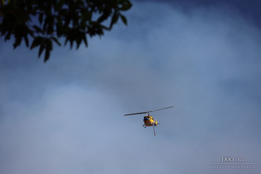 Working the smoke