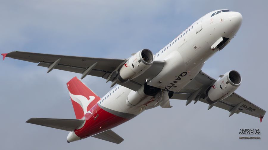 Qantas Taking Off From YPPH